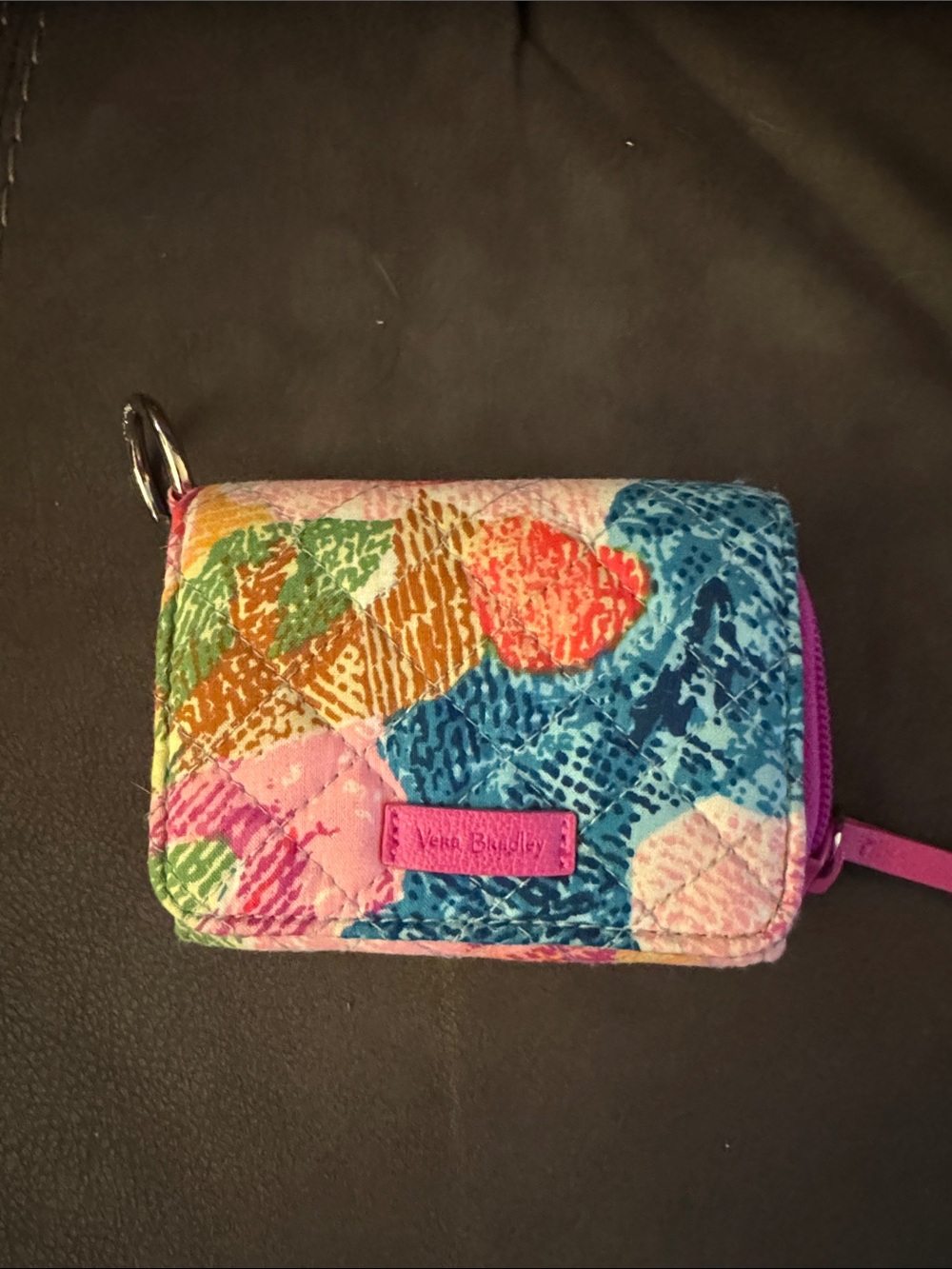 Vera Bradley Superbloom Retired Multicolor Quilted Small Wallet